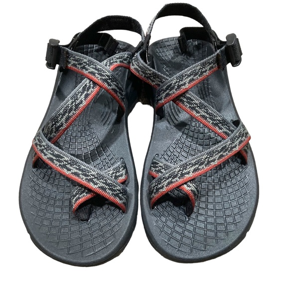Chaco Mens size 9 Z/Volv 2 black, gray and red hiking sandal. - Picture 2 of 7